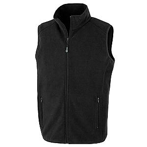 Result Genuine Recycled Polarthermic Fleece Bodywarmer - Black
