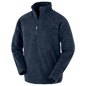 Result Genuine Recycled Zip Neck Micro Fleece - Navy
