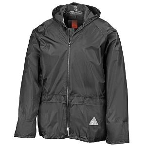 Result Waterproof Jacket/Trouser Suit in Carry Bag - Black