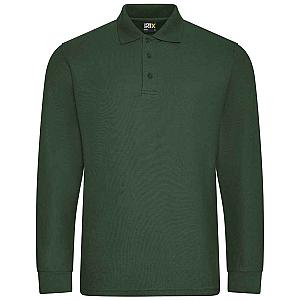 Pro RTX Pro Long Sleeve Piqué Polo Shirt - Bottle Green