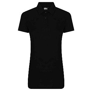 Pro RTX Ladies Pro Polyester Polo Shirt - Black