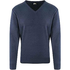 Pro RTX Pro Acrylic V Neck Sweater - Navy