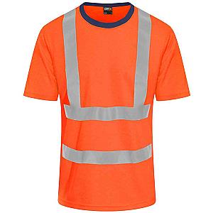 Pro RTX High Visibility T-Shirt - Orange/Navy