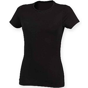SF Clothing Ladies Feel Good Stretch T-Shirt - Black