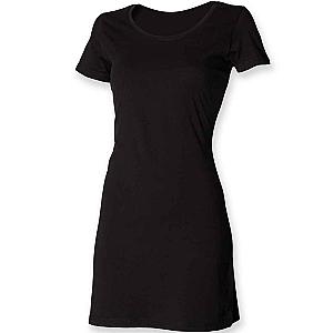 SF Clothing Ladies T-Shirt Dress - Black