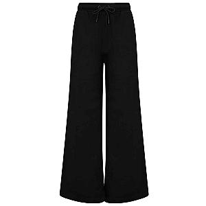 SF Clothing Ladies Sustainable Fashion Wide Leg Joggers - Black