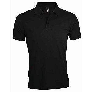 SOL'S Prime Poly/Cotton Piqué Polo Shirt - Black