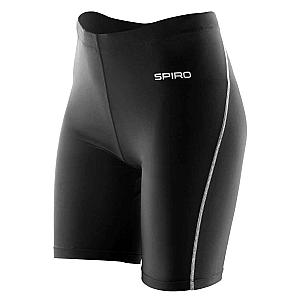Spiro Ladies Bodyfit Base Layer Shorts - Black