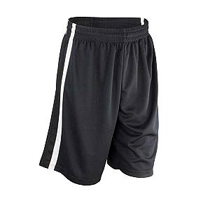 Spiro Basketball Shorts - Black/White