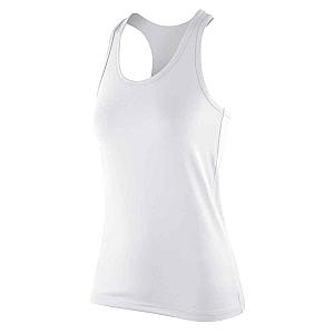 Spiro Impact Ladies Softex® Fitness Top - White