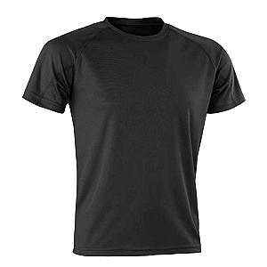 Spiro Impact Performance Aircool T-Shirt - Black