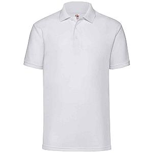 Fruit of the Loom Poly/Cotton Piqué Polo Shirt - White