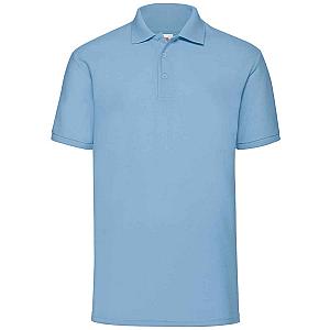 Fruit of the Loom Poly/Cotton Piqué Polo Shirt - Sky Blue
