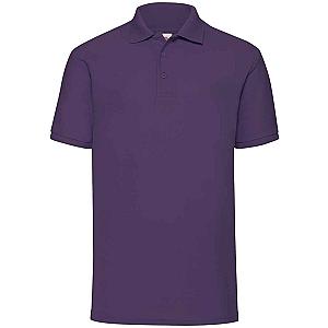 Fruit of the Loom Poly/Cotton Piqué Polo Shirt - Purple