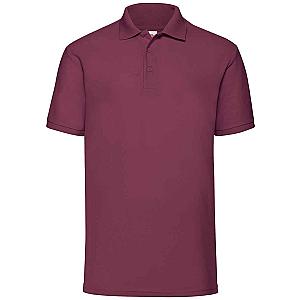 Fruit of the Loom Poly/Cotton Piqué Polo Shirt - Burgundy