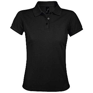 SOL'S Ladies Prime Poly/Cotton Piqué Polo Shirt - Black