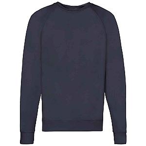 Fruit of the Loom Lightweight Raglan Sweatshirt - Deep Navy