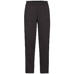 Fruit of the Loom Classic Open Hem Jog Pants - Black