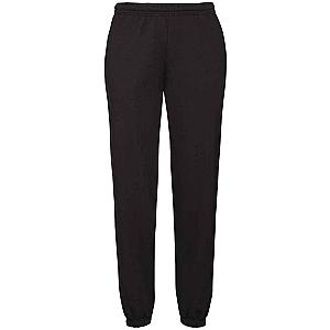Fruit of the Loom Classic Elasticated Hem Jog Pants - Black
