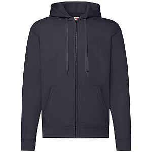 Fruit of the Loom Classic Zip Hooded Sweatshirt - Deep Navy