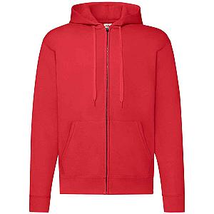 Fruit of the Loom Classic Zip Hooded Sweatshirt - Red