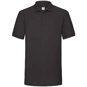 Fruit of the Loom Heavy Poly/Cotton Piqué Polo Shirt - Black