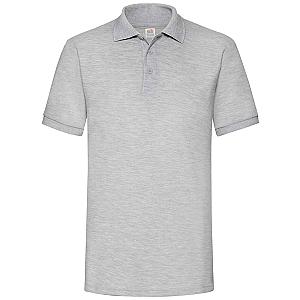 Fruit of the Loom Heavy Poly/Cotton Piqué Polo Shirt - Heather Grey