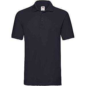 Fruit of the Loom Premium Cotton Piqué Polo Shirt - Deep Navy