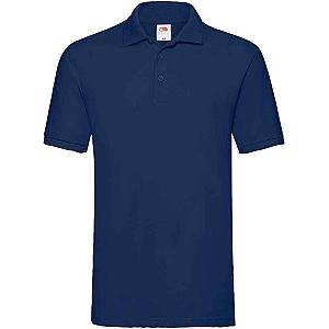 Fruit of the Loom Premium Cotton Piqué Polo Shirt - Navy