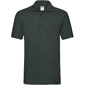 Fruit of the Loom Premium Cotton Piqué Polo Shirt - Bottle Green