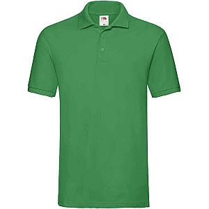 Fruit of the Loom Premium Cotton Piqué Polo Shirt - Kelly Green