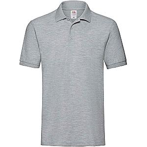 Fruit of the Loom Premium Cotton Piqué Polo Shirt - Heather Grey