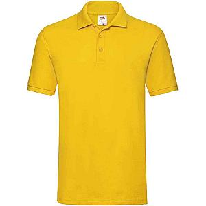 Fruit of the Loom Premium Cotton Piqué Polo Shirt - Sunflower