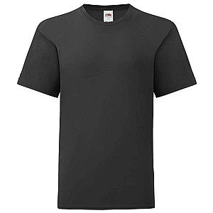 Fruit of the Loom Kids Iconic 150 T-Shirt - Black