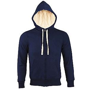 SOL'S Unisex Sherpa Hooded Jacket - French Navy