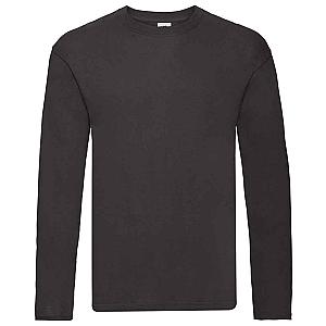 Fruit of the Loom Original Long Sleeve T-Shirt - Black