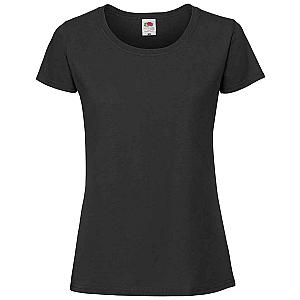 Fruit of the Loom Ladies Iconic 195 T-Shirt - Black