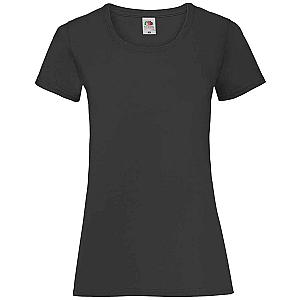 Fruit of the Loom Lady Fit Value T-Shirt - Black
