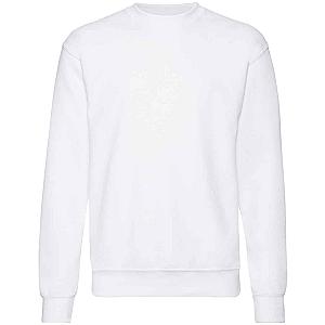 Fruit of the Loom Classic Drop Shoulder Sweatshirt - White