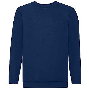 Fruit of the Loom Kids Classic Drop Shoulder Sweatshirt - Navy