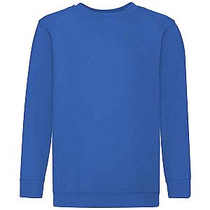 Fruit of the Loom Kids Classic Drop Shoulder Sweatshirt - Royal Blue