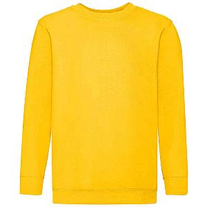 Fruit of the Loom Kids Classic Drop Shoulder Sweatshirt - Sunflower