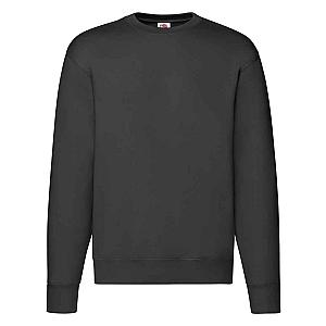 Fruit of the Loom Premium Drop Shoulder Sweatshirt - Black