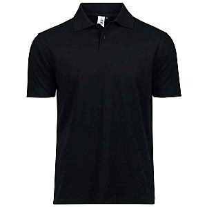 Tee Jays Power Organic Piqué Polo Shirt - Black