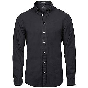 Tee Jays Perfect Long Sleeve Oxford Shirt - Black