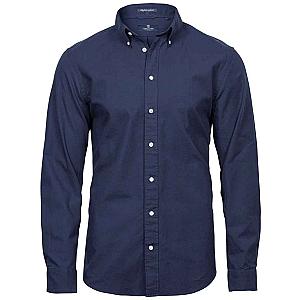 Tee Jays Perfect Long Sleeve Oxford Shirt - Navy