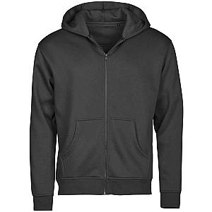 Tee Jays Urban Hooded Full Zip Sweatshirt - Black