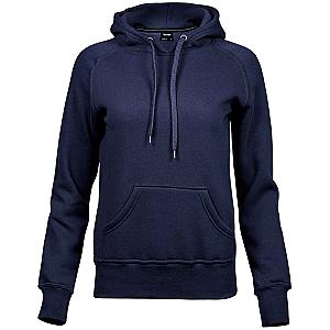 Tee Jays Ladies Raglan Hooded Sweatshirt - Navy