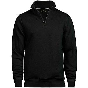 Tee Jays Half Zip Sweatshirt - Black