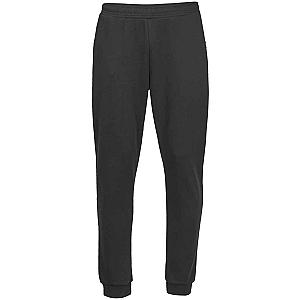 Tee Jays Ribbed Interlock Sweat Pants - Black
